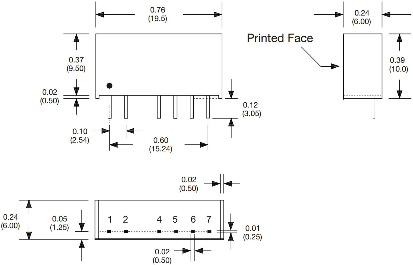 ממיר מתח SIP DC XP POWER ITB1215S